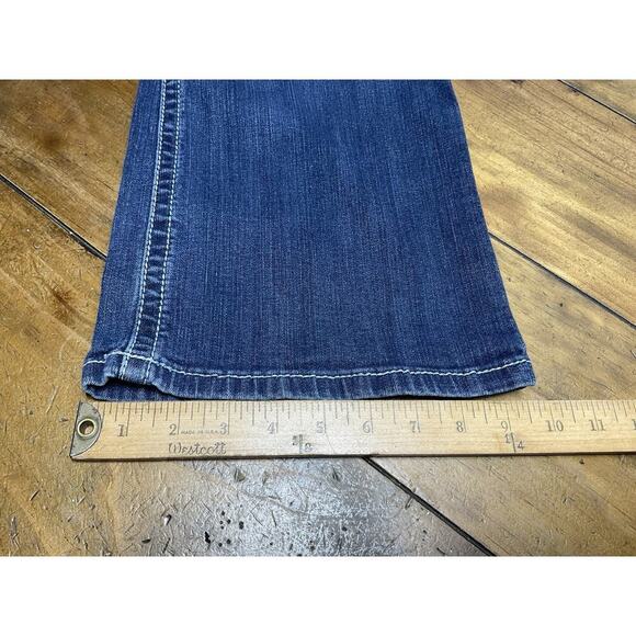 Ariat REAL Denim Mid Rise Boot Cut Womens Jeans Size 34R - Picture 11 of 12